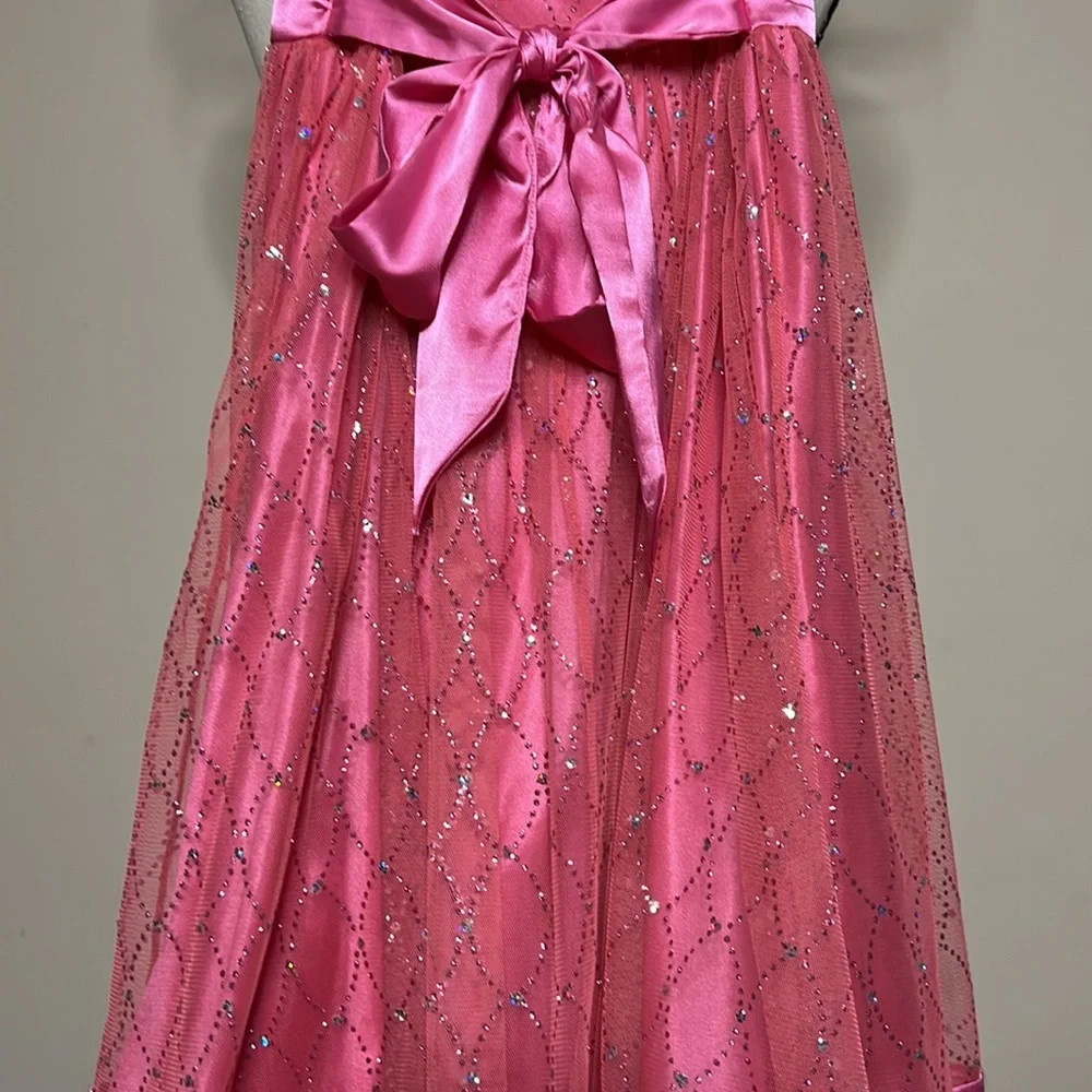 🎀Girl Pink Sparkly Dress - Picture 7 of 8